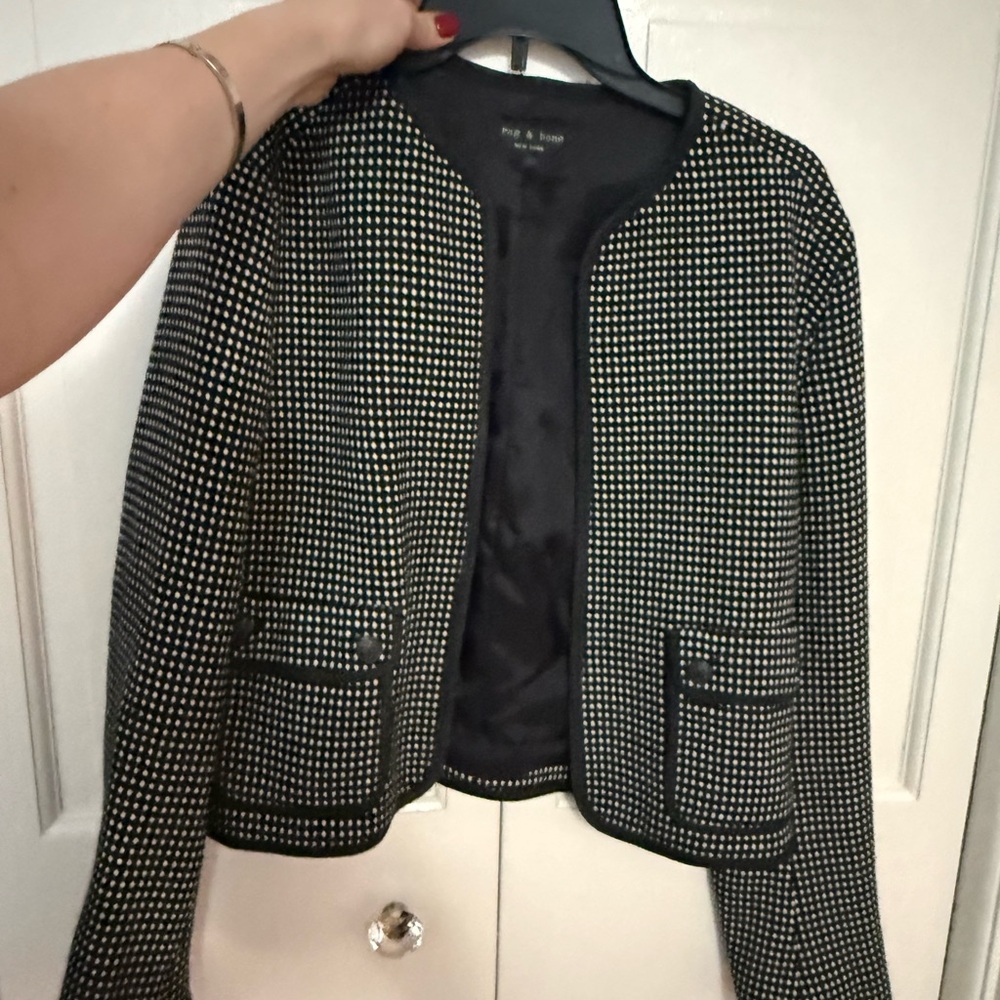 rag & bone Evening Jacket 🤍🖤 - Picture 3 of 5